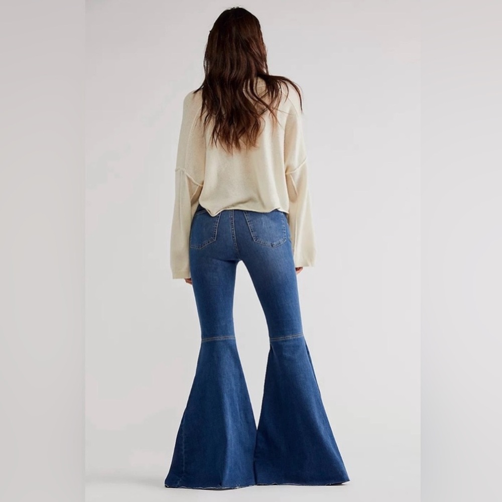 Free People Just Float On Flare Jeans Size 26
